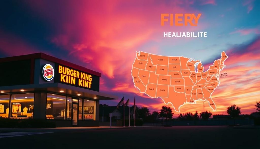 Burger King Fiery Menu Regional Availability