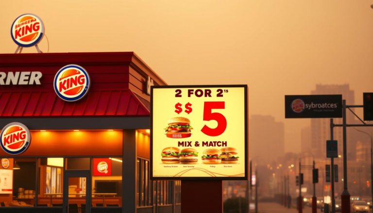 Burger King Menu Prices 2 For $5