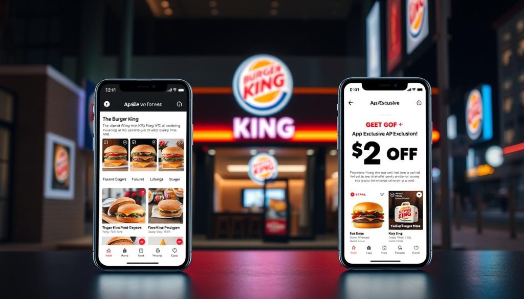 Burger King Mobile App Deals Comparison