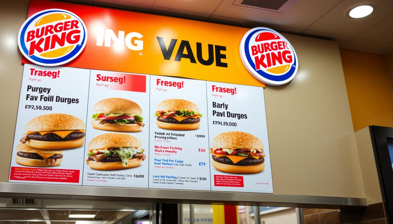 Burger King Value Menu