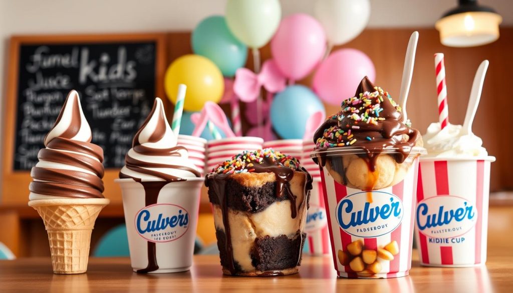 Culver's kids desserts