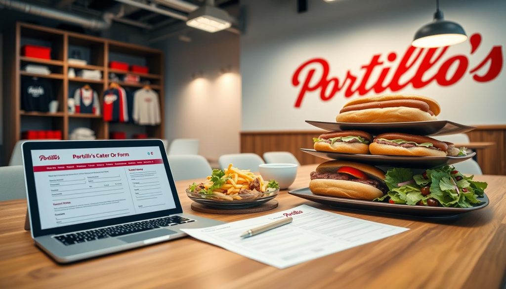 How to order Portillo's catering