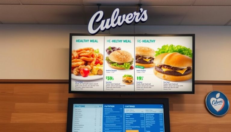 culvers menu nutrition