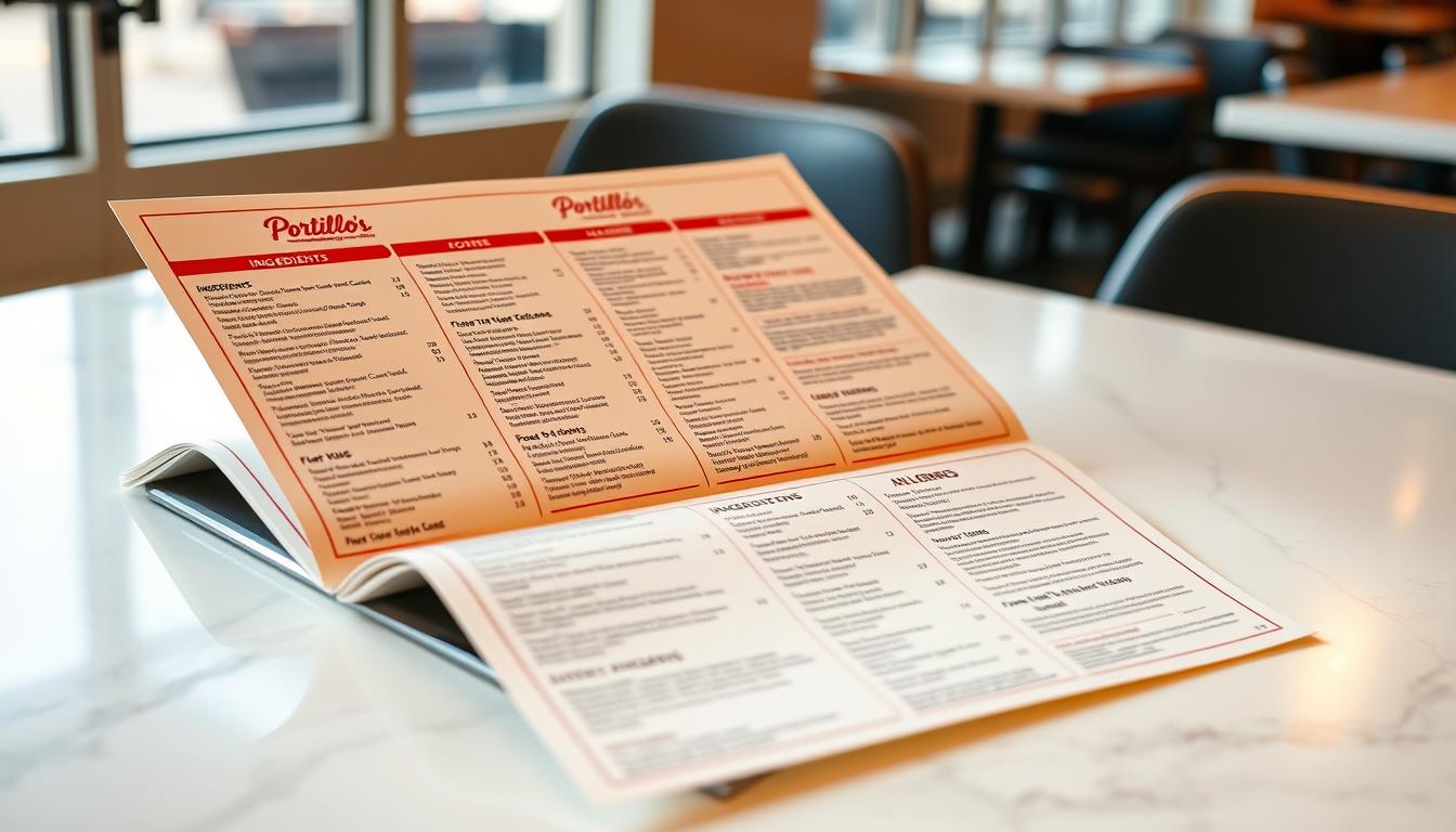 portillo's allergen menu