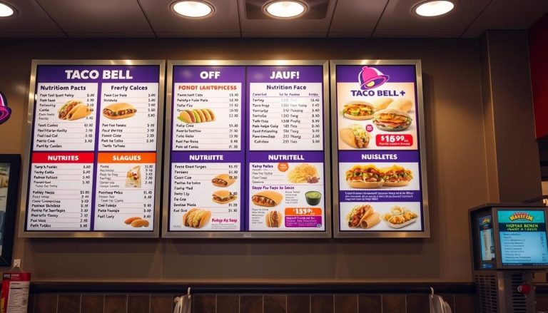 taco bell menu nutrition