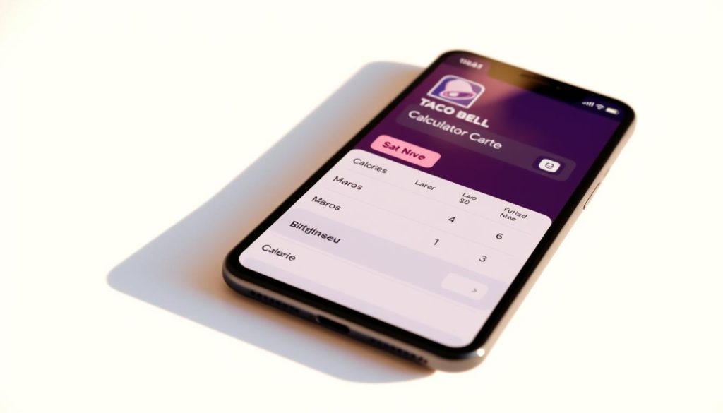 taco bell nutrition calculator